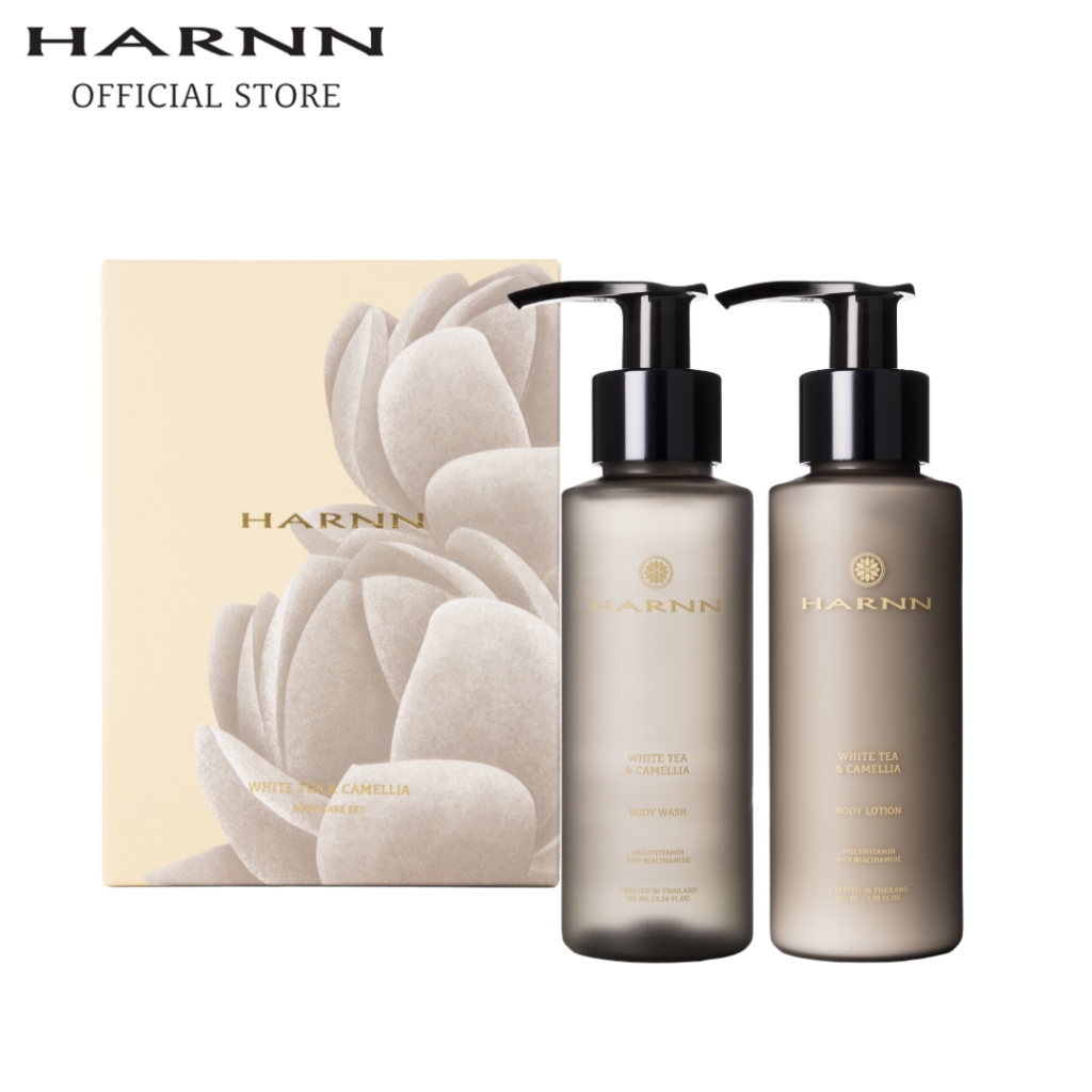HARNN WHITE TEA & CAMELLIA BODY CARE SET