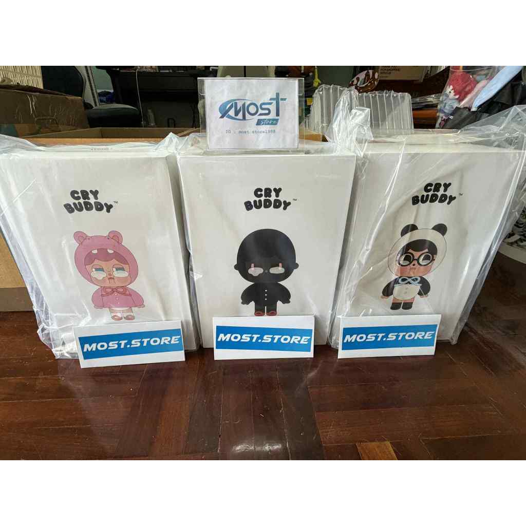 🖤🤍🩷 ✅ พร้อมส่ง ✅[ Molly Factory ] Crybaby – Big Babies Don’t Cry – Panda , Gorilla , Hippo – 400% Edition xxx/570 🖤🤍🩷