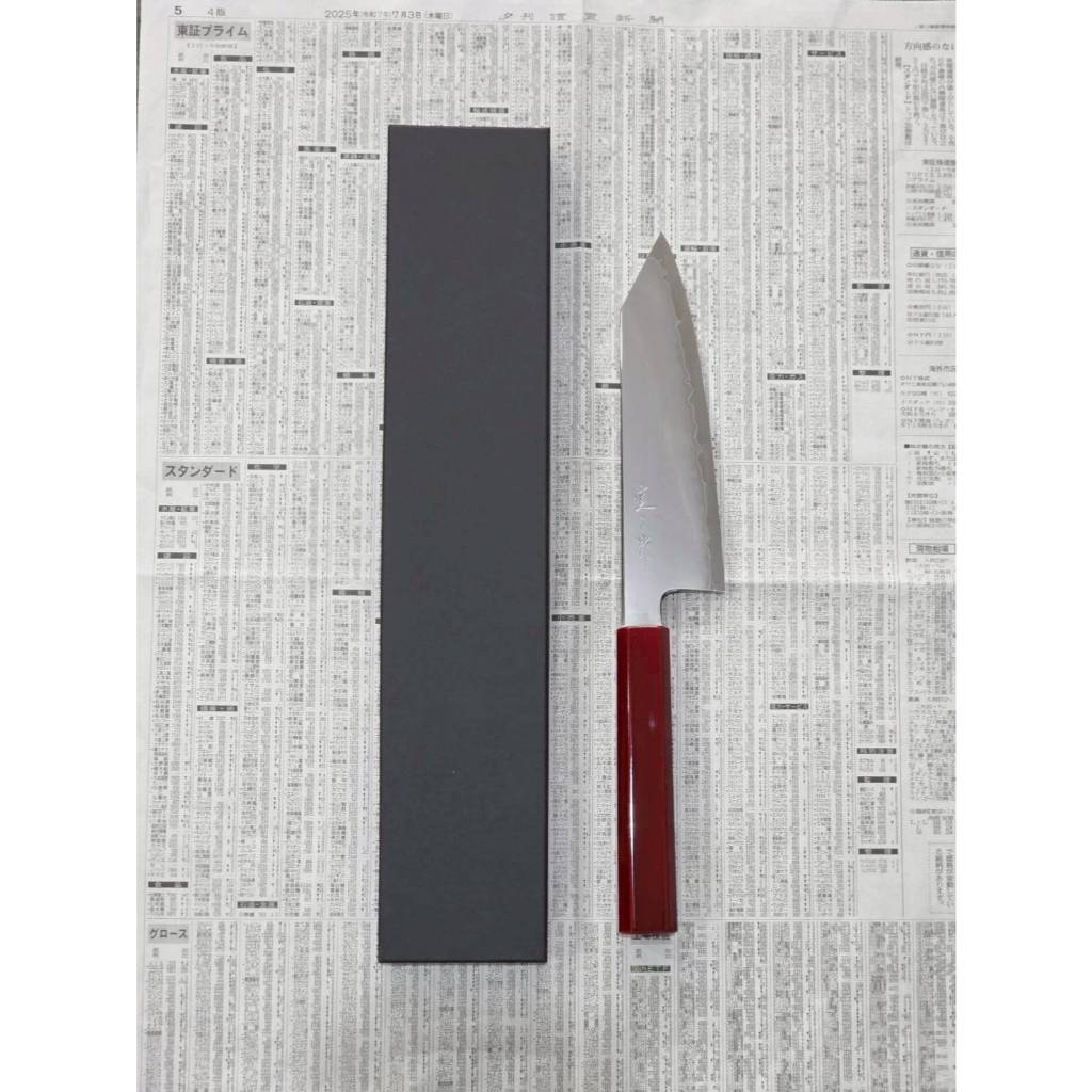 Myojin Naohito SG2 All Kasumi  Red Urushi Handle (มีดญี่ปุ่น) ราคา ถูกที่สุด ดีลบีเคเค แกลเลอรีภาพที่ 6