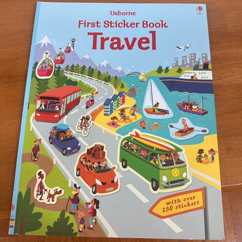 หนังสือมือสอง 📘 Usborne First Sticker Book: Travel
