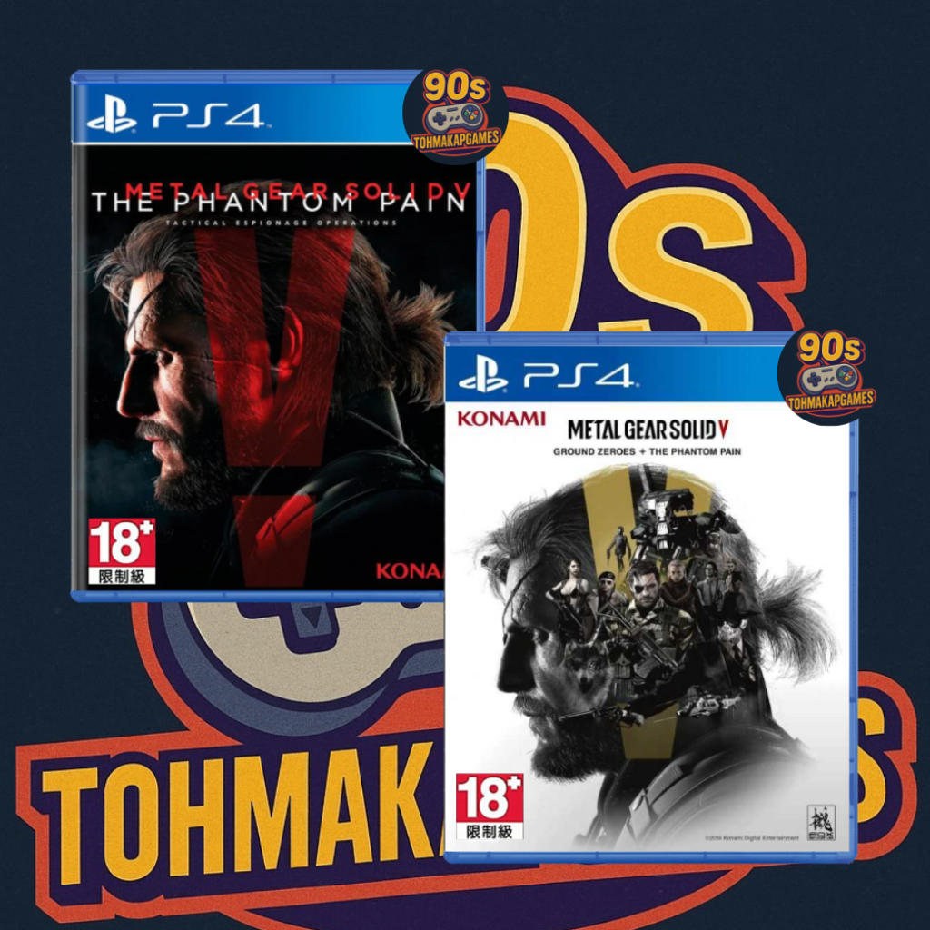 (มือ2) แผ่นเกม PS4 : METAL GEAR SOLID V: THE PHANTOM PAIN