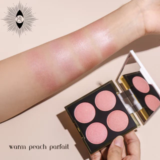 MYCA​ STAGE LIGHT BLUSH PALETTE ไมก้า เสตจ ไลท์ บลัช พาเลต ตลับ 4 สี ฉ่ำวาว ชิมเมอร์ซอฟท์