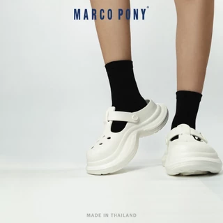 Marco Pony รองเท้าเเตะญ รองเท้าแตะผู้หญิง รองเท้า หัว โต สูงขึ้นไปสูง ๆ ใส่สบาย กันลื่น MH9034