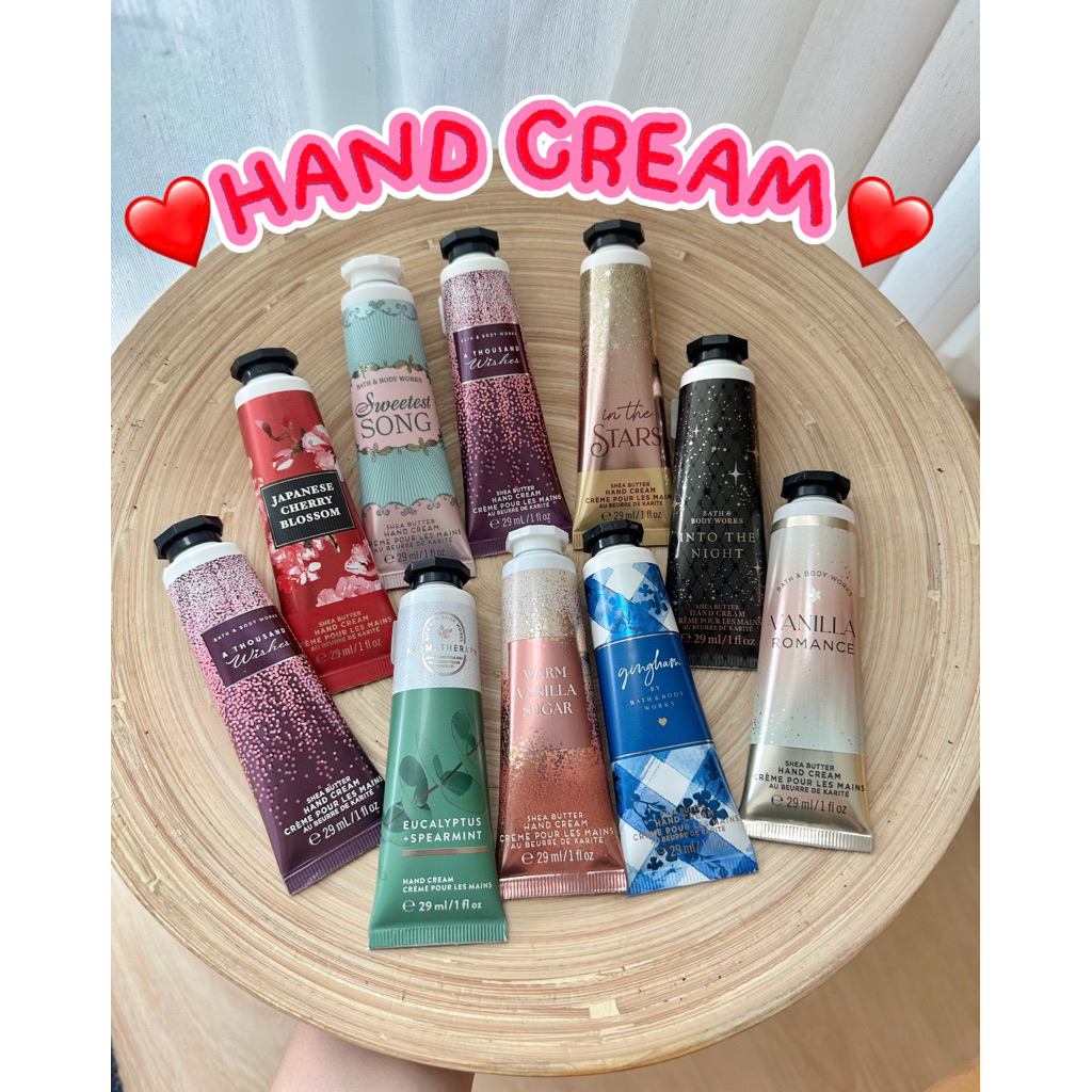 🔴แท้💯Shopไทย🔴Bath and Body Works Hand Cream ครีมทามือ ครีมบำรุงมือ ของแท้ พร้อมส่ง✅
