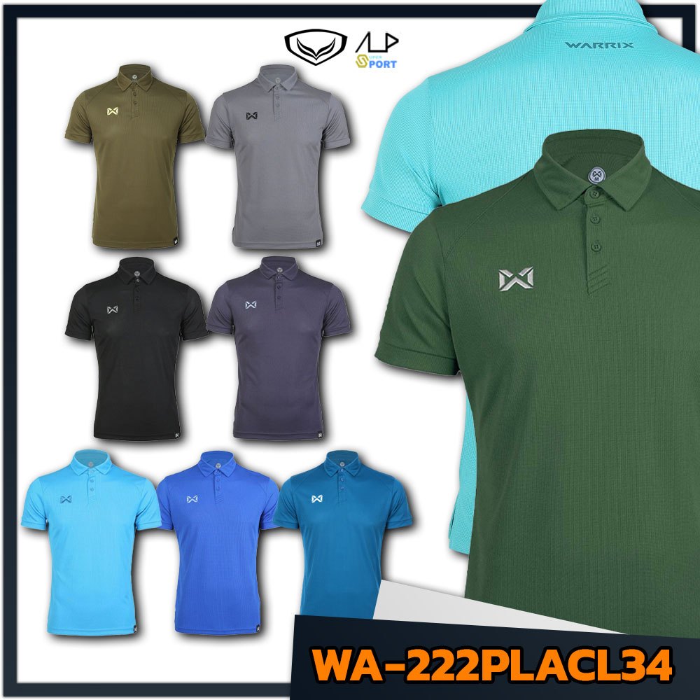 💥ลดโหดเหลือ209บาท💥 เสื้อโปโล WARRIX รุ่น WA-222PLACL34 VAFFLE POLO เสื้อวอริกซ์ 