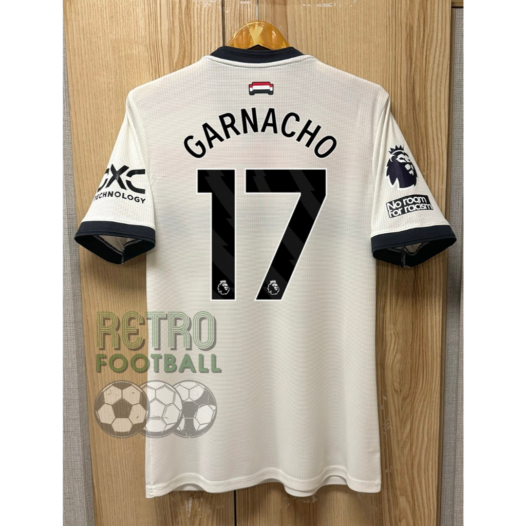 ล้างสต๊อก!! เสื้อกีฬาฟุตบอล IIมuยู PLAYER เกรดนักเตะ Third ชุดสาม ปี 24/25 ฟลูออฟชั่น EPL ชื่อเบอร์นักเตะในทีม - รูปที่ 6