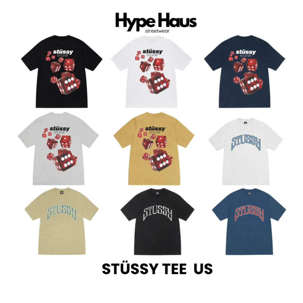 [แท้✅ พร้อมส่ง] STÜSSY T-Shirt / US tag 🇺🇸
