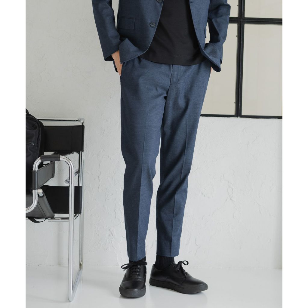 GLOBAL WORK กางเกงสแล็ค สัมผัสเย็นสบาย ไม่ยับง่าย Urban Denim Slacks AIR