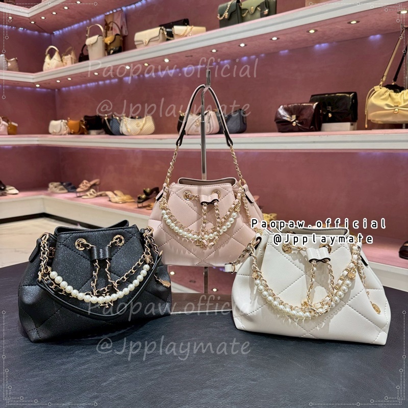 LYN กระเป๋าสะพาย กระเป๋าจีบ Ferna S Bucket Bag : LL25FBF008 แท้จากชอป รุ่นใหม่ล่าสุด