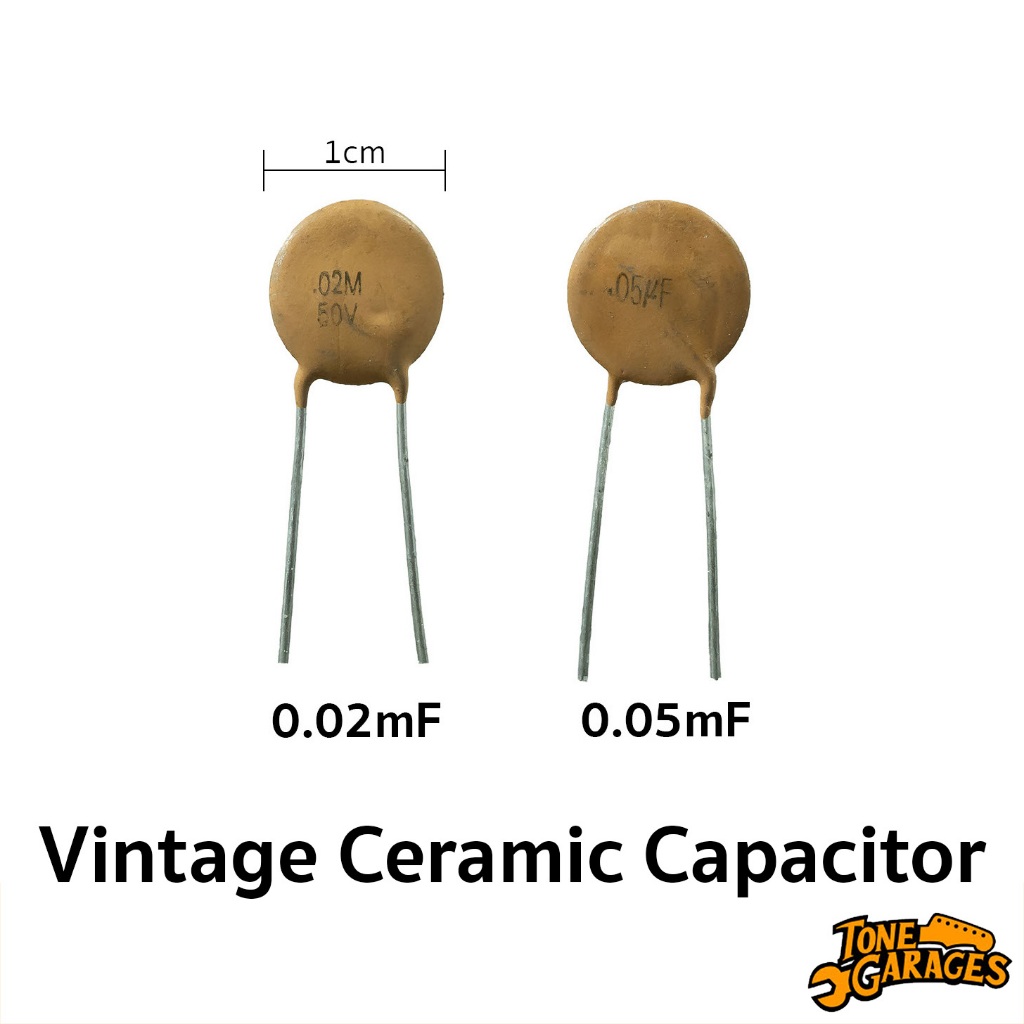 Vintage Ceramic Capacitor  0.02mF / 0.02uF 0.05mF / 0.05uF คาปาซิเตอร์ เซรามิก วินเทจ สำหรับกีต้าร์