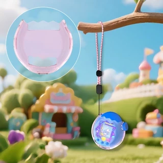 พร้อมส่งจากไทย!!! เคส Tamagotchi Paradise สีใสแบบแข็ง เคสทามาก็อตจิพาราไดซ์ เคสใส่ทามาก็อตจิพาราไดซ์ มาพร้อมสายคล้อง