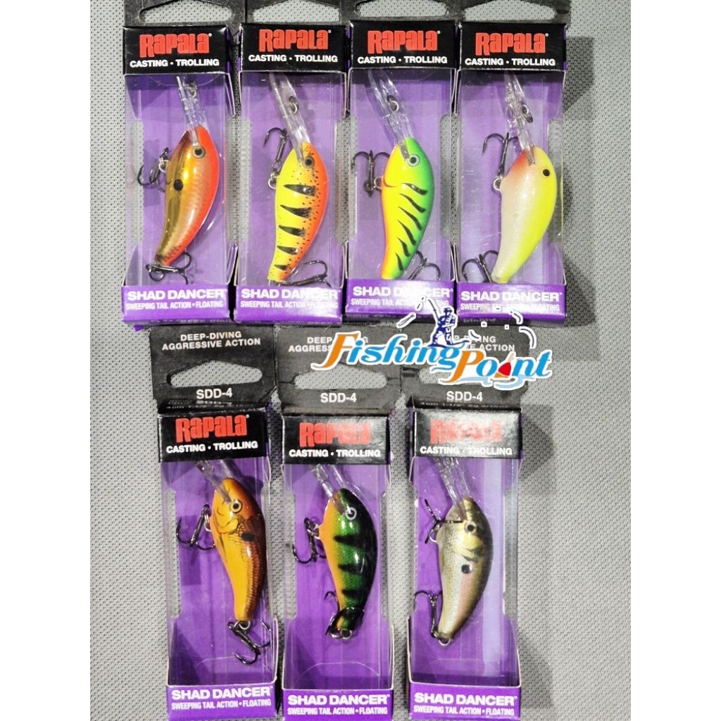 เหยื่อปลอม  Rapala Shad Dancer SDD-4