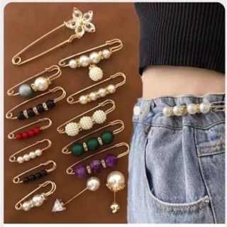 เข็มกลัดเอวหลวม กันโป๊ กระดุมแบบหมุด ส่งจากไทย มีหลายแบบให้เ…