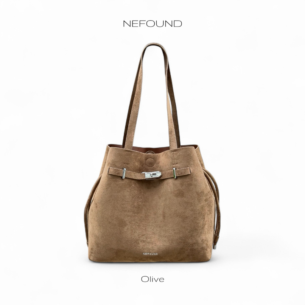 NF25011 NEFOUND กระเป๋าสะพายรุ่น Shelby หนังกลับ Premium ใบใหญ่ - รูปที่ 6