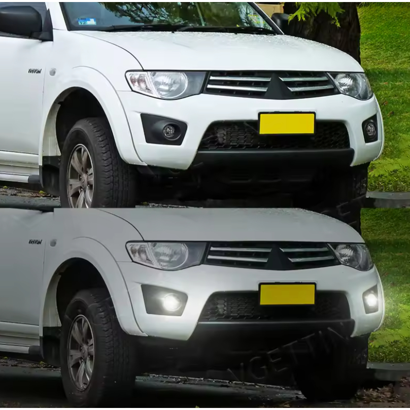 1 คู่ DLAA สําหรับ Mitsubishi Triton L200 2009-2013 ด้านหน้าหมอกไฟจัดแต่งทรงผมรถ Spot Light หมอกโคมไฟพร้อมสวิตช์ - รูปที่ 7