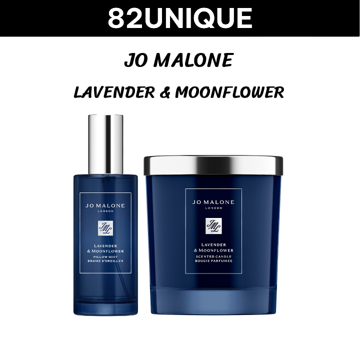 JO MALONE LAVENDER & MOONFLOWER PILLOW MIST 50ML / HOME CANDLE 200G