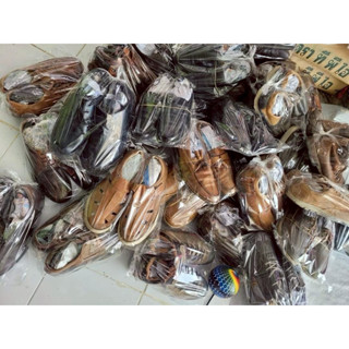 👞🥾 รองเท้าหนังวินเทจคละ รวมชุด 50 คู่