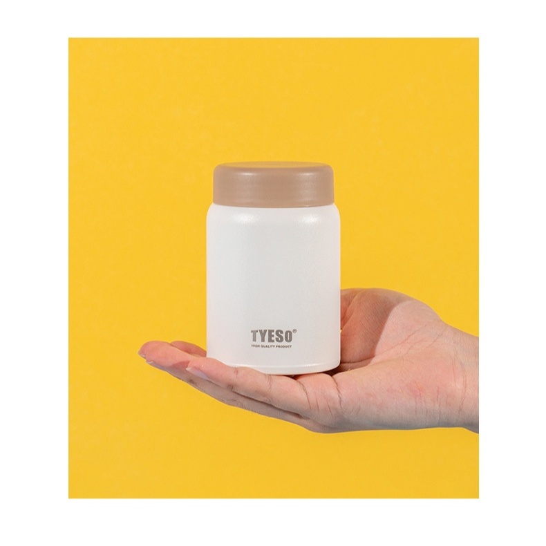 TYESO  220ML. 280ML. กระบอกน้ำสแตนเลส กระบอกน้ำเก็บอุณหภูมิ ฉนวนกันความร้อน เก็บร้อน เก็บเย็น