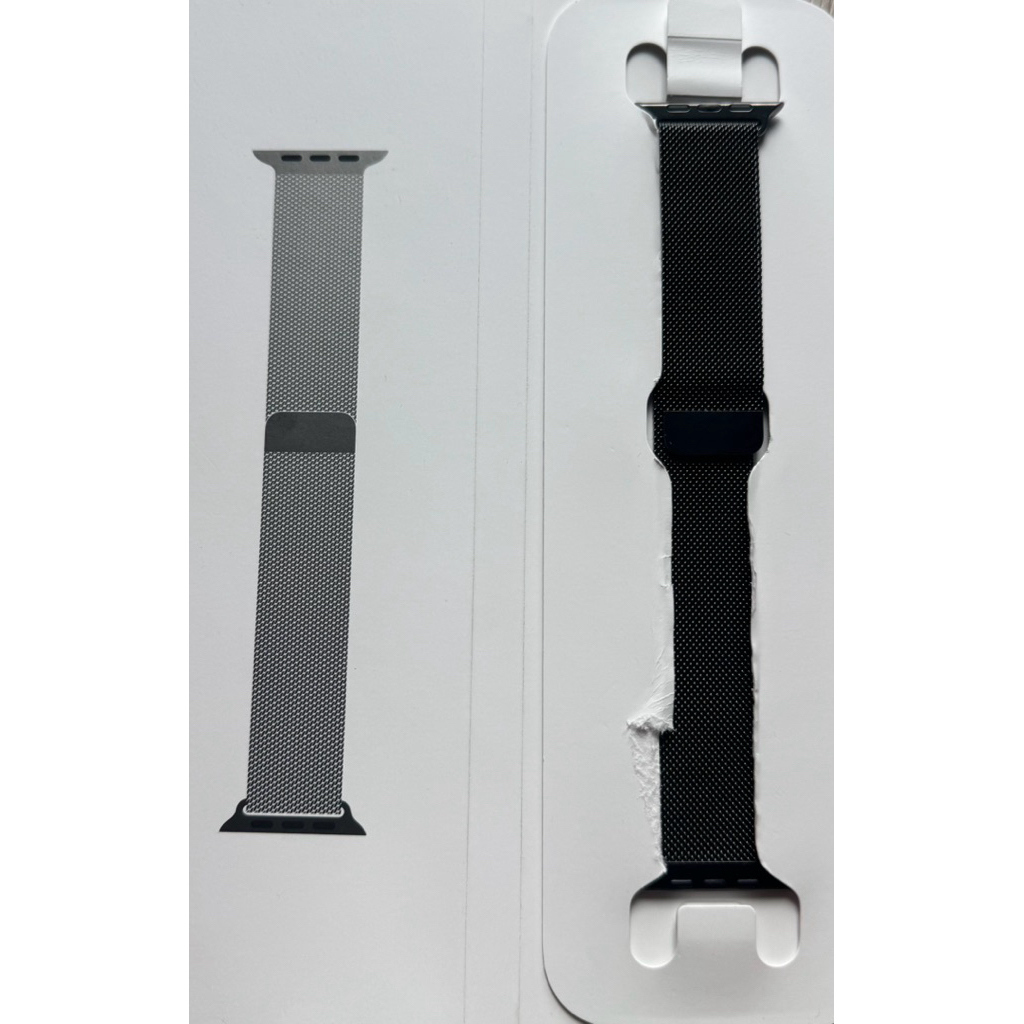 Graphite Stainless Steel Milanese Loop 45mm