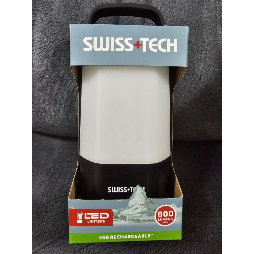 โคมไฟตะเกียง LANTERN LED 800 LUMENS USB RECHARGEABLE ST033009 SWISSTECH