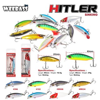 เหยื่อ HITLER SINKING 65MM. เหยื่อWEEBASS เหยื่อปลั๊ก เหยื่อ…