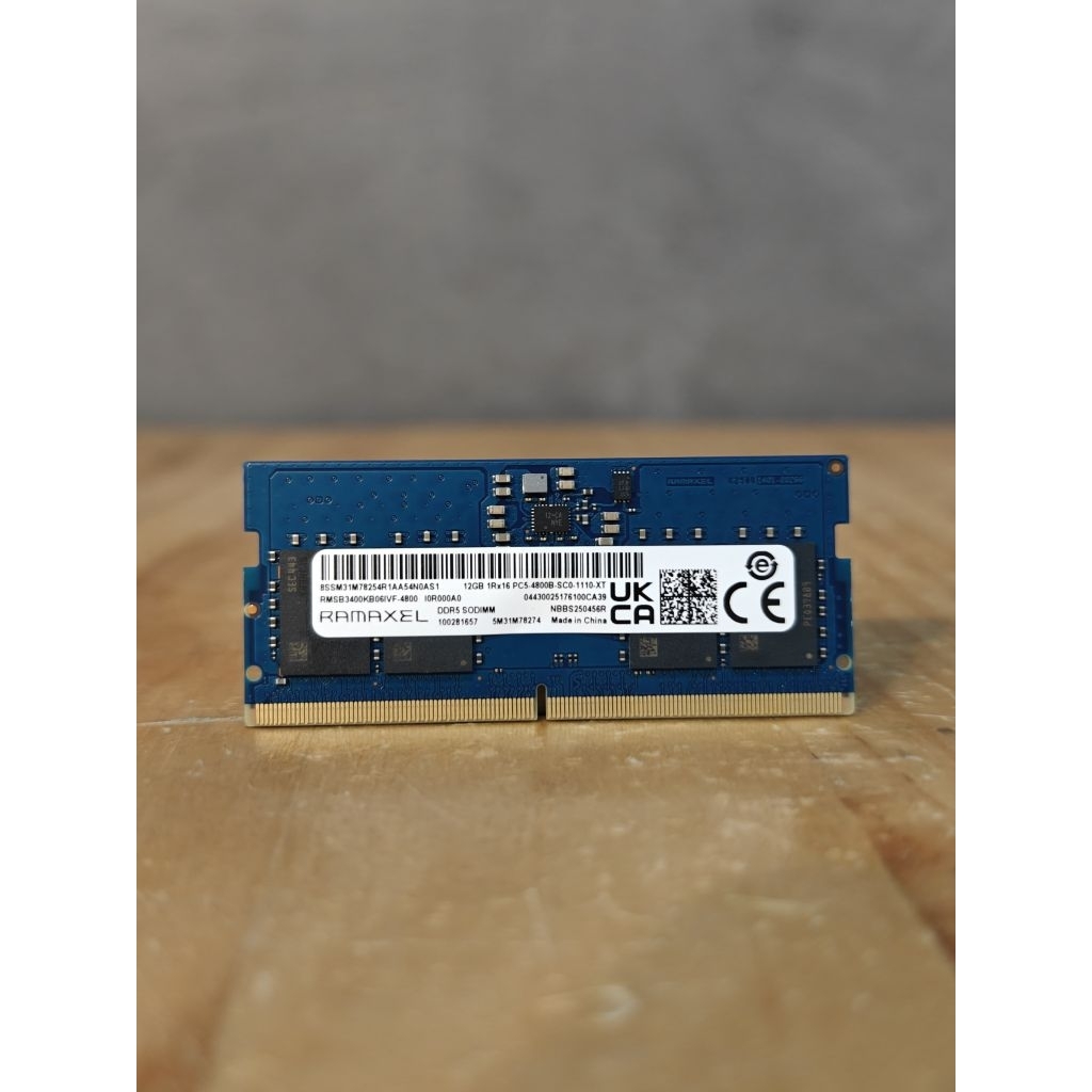แรมโน๊ตบุ๊ค DDR5 12GB บัส 4800
