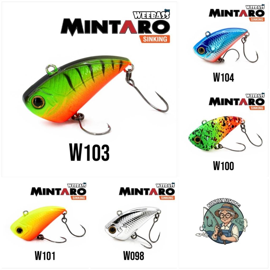 WEEBASS LURE (เหยื่อปลั๊ก) - รุ่น MINTARO SINKING 30mm/4.3g