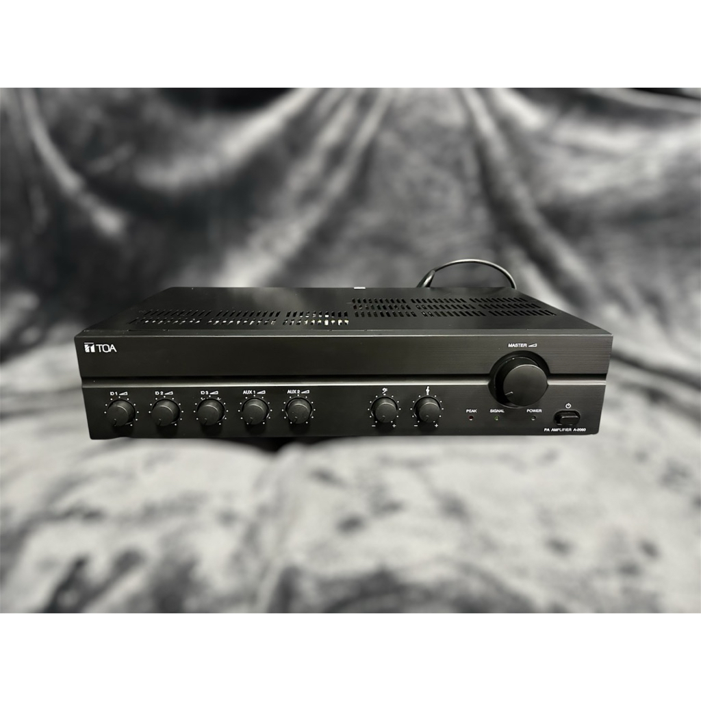 TOA A-2060 H แอมป์ 60 วัตต์ /มือสอง/ถูก ทน คุ้มมาก Digital Mixer Amplifier เครื่องขยายเสียง A-2060H
