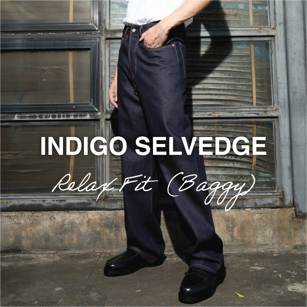Secret Island Denim รุ่น Indigo Selvedge ทรง Relaxed