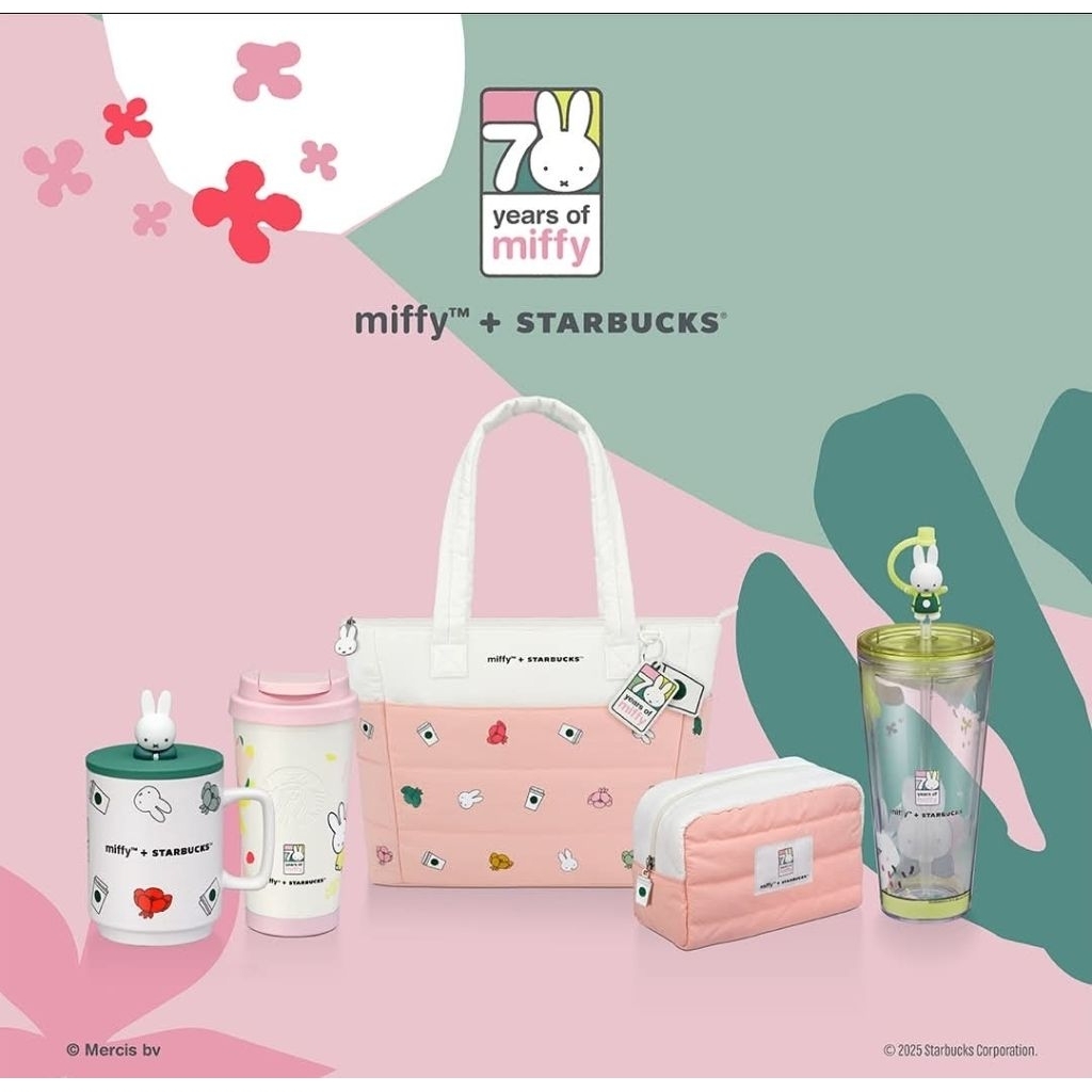 Starbucks 🐰Miffy 70th 2025