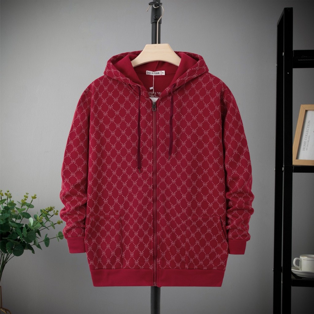 MANY.S🐉 เสื้อแจ็คเก็ตฮู้ดซิป ลาย MY. Signature Monogram เรียบง่ายแต่ดูดีมาก! เสื้อกันหนาวสไตล์มินิมอล 👉🏻 มีส่งด่วน 24 - รูปที่ 6