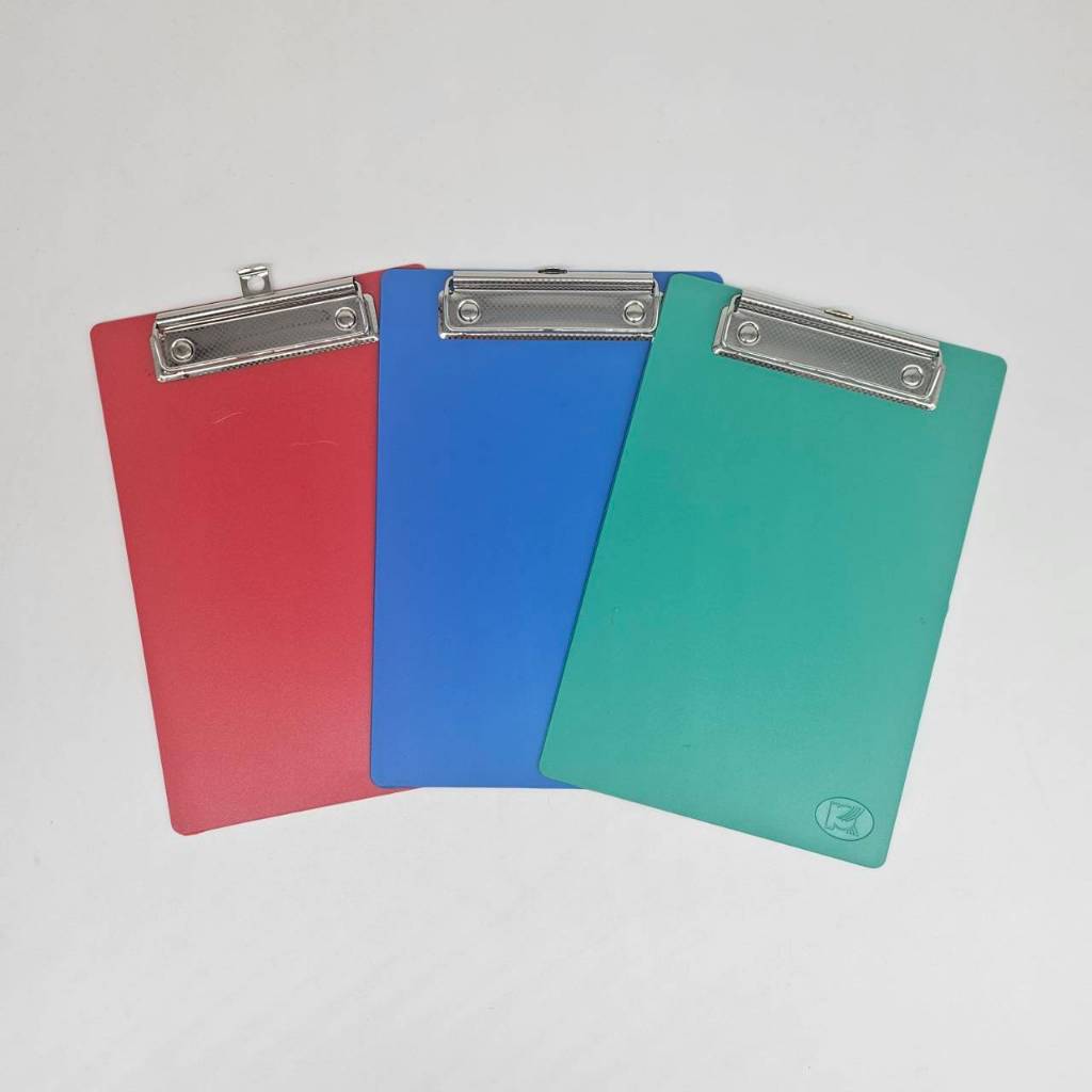 คลิปบอร์ดพลาสติก เนื้อพลาสติกตามรูป ขนาด A5