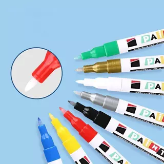 ปากกาเขียนยาง Paint 1.0MM ปากกา​เขียนล้อรถยนต์ ผ้าใบ ทะเบียนรถ กระจก พลาสติก กระเบื้อง PU รองเท้า ไม้ ผ้าและและอื่นๆ