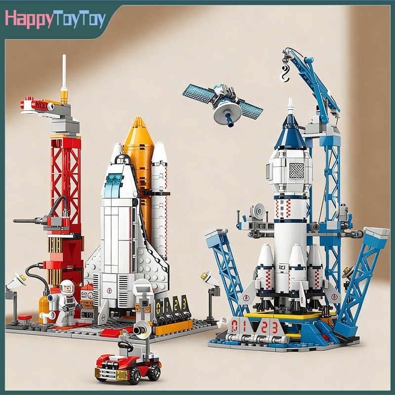 ตัวต่อ ของเล่นตัวต่อ บล็อกอาคารกระสวยอวกาศ กระสวยอวกาศ ของขวัญสำหรับเด็กของขวัญวันเกิดเด็ก