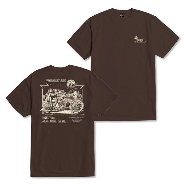 LMC X MOONEYES MIDNIGHT RIDE STOCK T-SHIRT