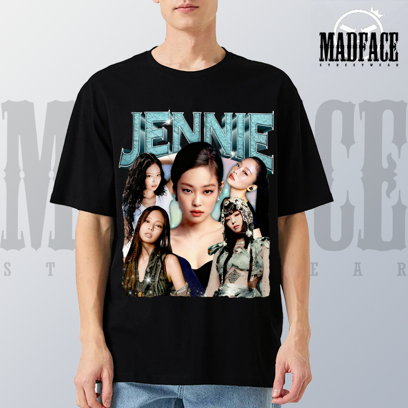 BLACKPINKคอนเสิร์ตเสื้อเชียร์เสื้อยืดJENNIE JISOO ROSE LISA