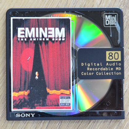 แผ่น md เพลง Eminem - the Eminem show มือสอง สภาพดี