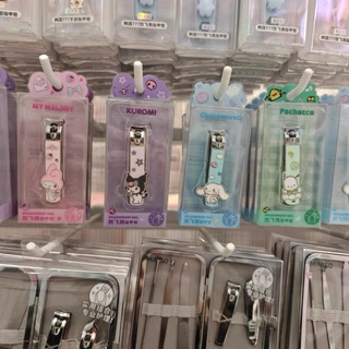 🎀พร้อมส่ง กรรไกรตัดเล็บ เก็บเศษเล็บ Sanrio x Miniso ลิขสิทธิ์แท้💯