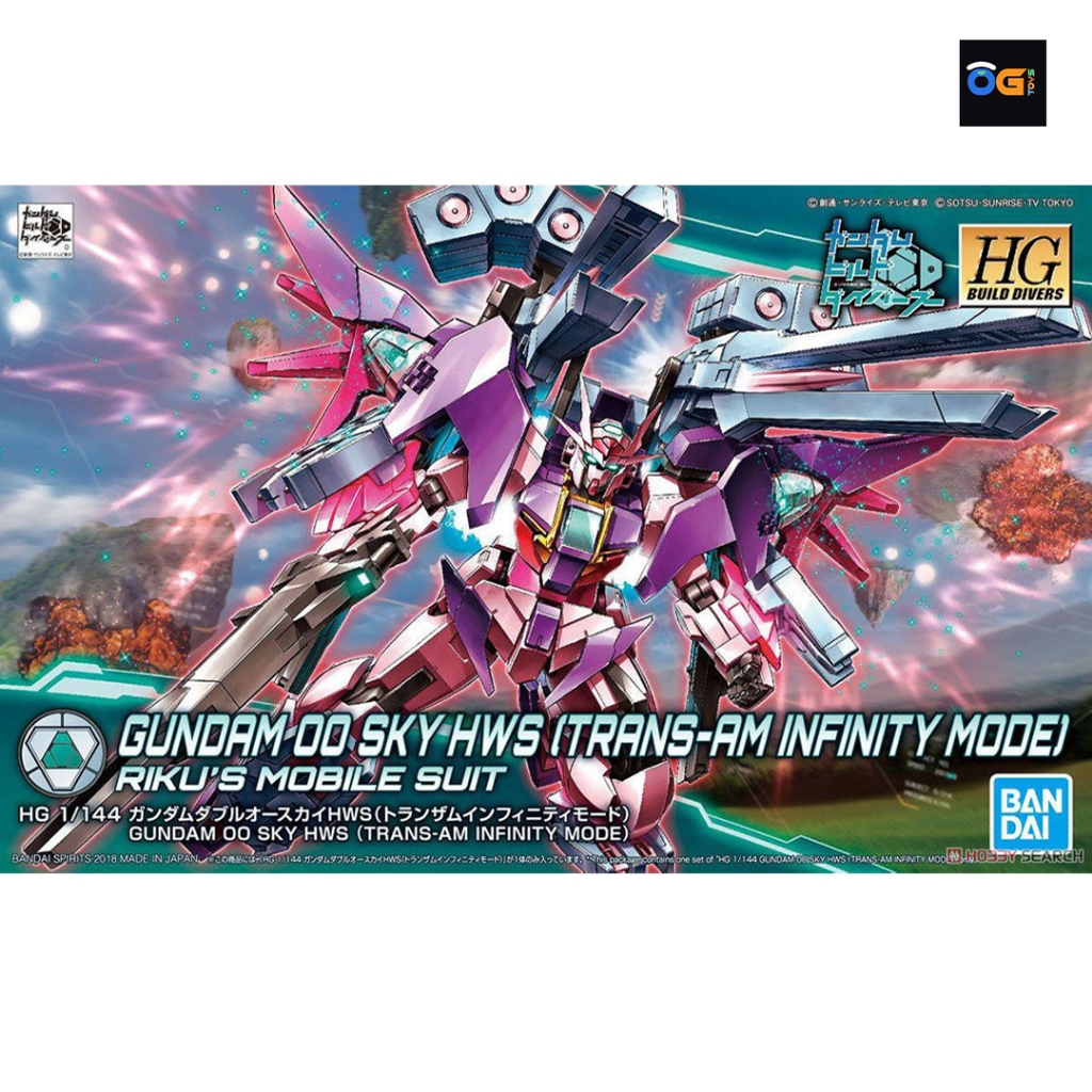 BANDAI HG 1/144 Gundam OO Sky HWS (Trans-AM Infinity Mode)