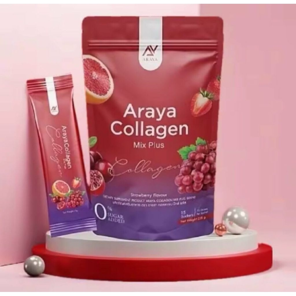 1แถม1 อารยาคอลลาเจน มิกซ์พลัส Araya collagen mix plus