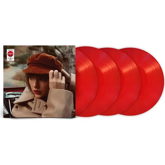 Preorder🔥 แผ่นเสียง Vinyl LP Taylor Swift - Red (Taylor's Version) (4LP) แผ่นไวนิล [ใหม่และซีล SS]