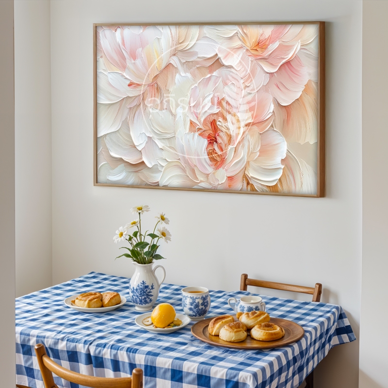 Flora Vintage V3-ภาพแต่งบ้านกรอบลอย ภาพพิมพ์แคนวาสขึงเฟรมไม้ - รูปที่ 6