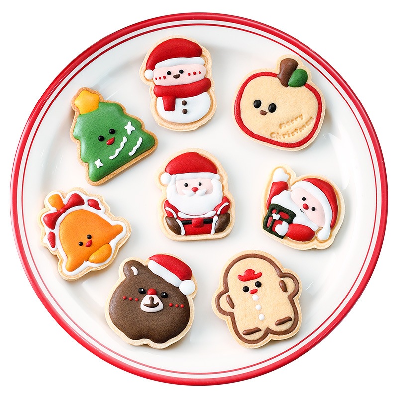 แม่พิมพ์กดคุกกี้คริสต์มาส ซานต้า ตุ๊กตาหิมะ กวาง christmas cookie cutter
