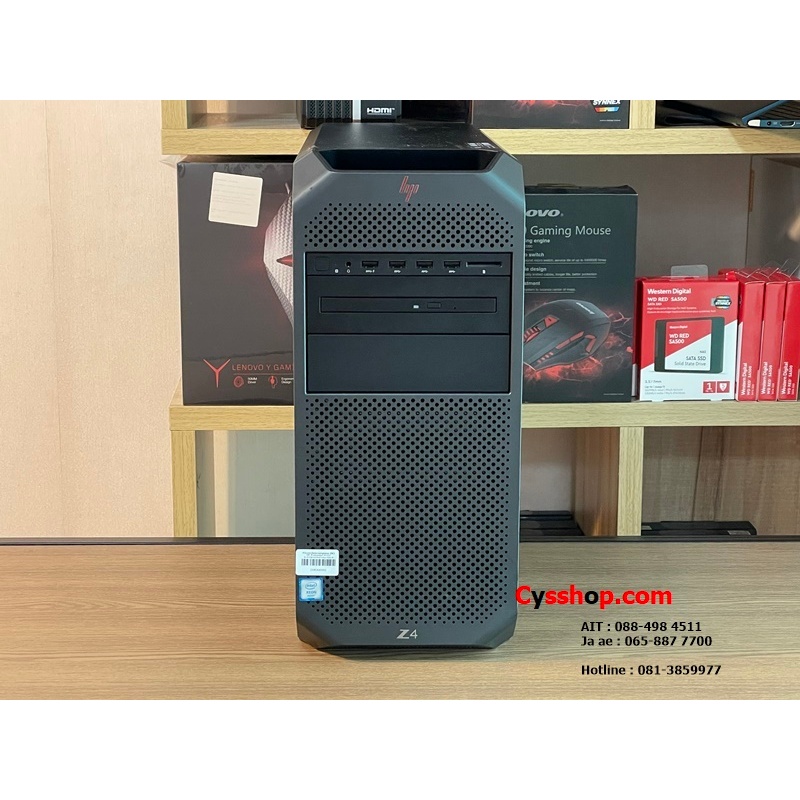 HP Z4 G4 Workstation Xeon W-2145 SSD256GB+HD1TB RAM32GB Quadro P2000(5GB DDR5) สำหรับงานตัดต่อ