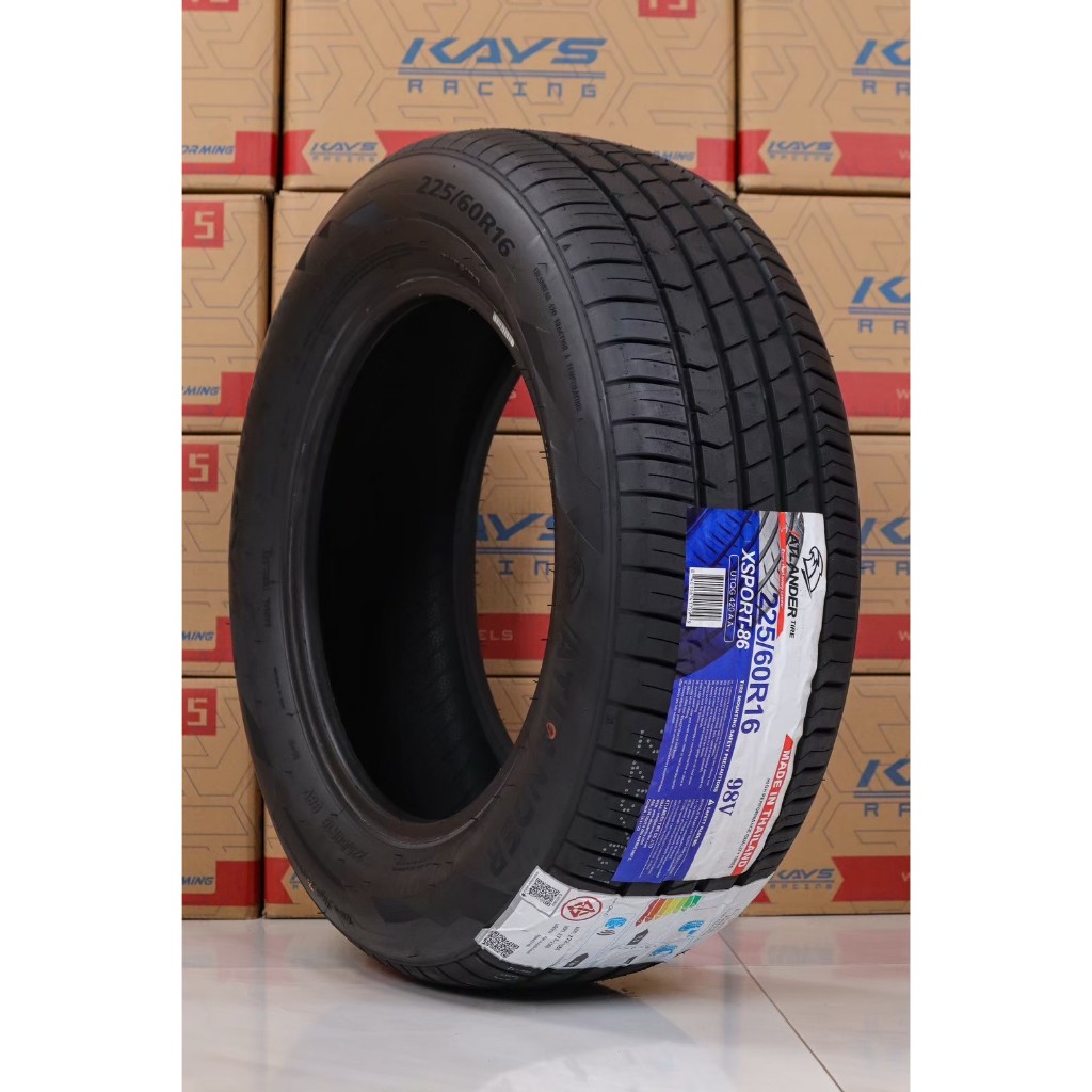 ยางขอบ16 225 60R16  ATLANDER รุ่น XSPORT 86 ยางไทย