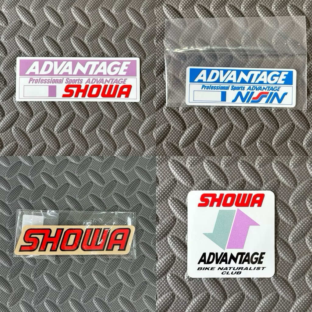 สติ๊กเกอร์ติดโช๊ค SHOWA / ADVANTAGE SHOWA / ADVANTAGE NISSIN (แท้)