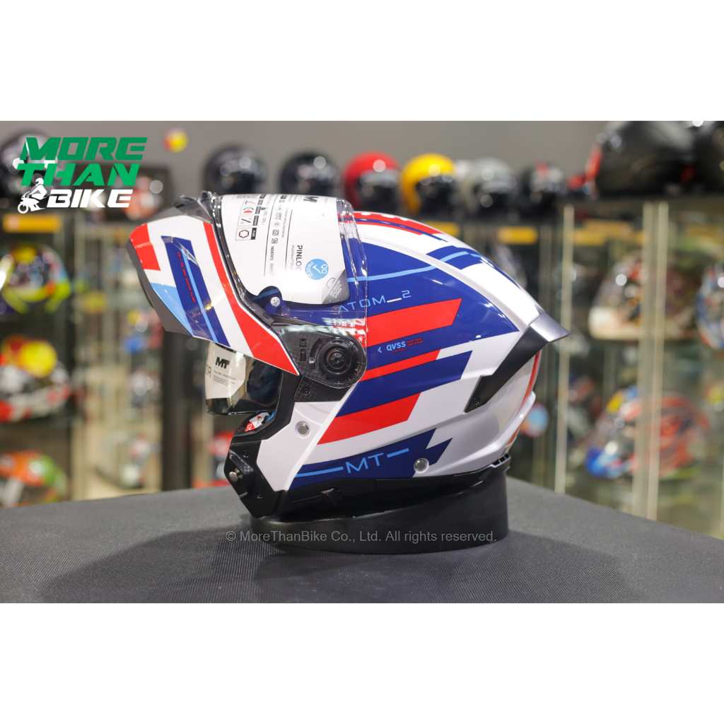 หมวกกันน็อคยกคาง MT รุ่น ATOM2 SV Graphic