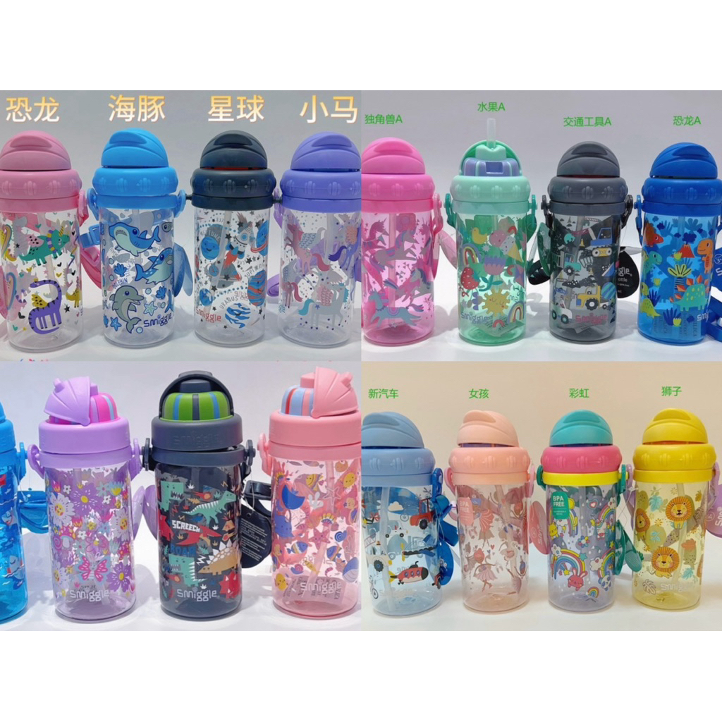 🥤🌈 ขวดน้ำ Smiggle สีสันสดใส ดีไซน์สุดคิวท์! เติมความสดชื่นให้ทุกวันด้วยขวดน้ำสุดน่ารักจาก Smiggle💖
