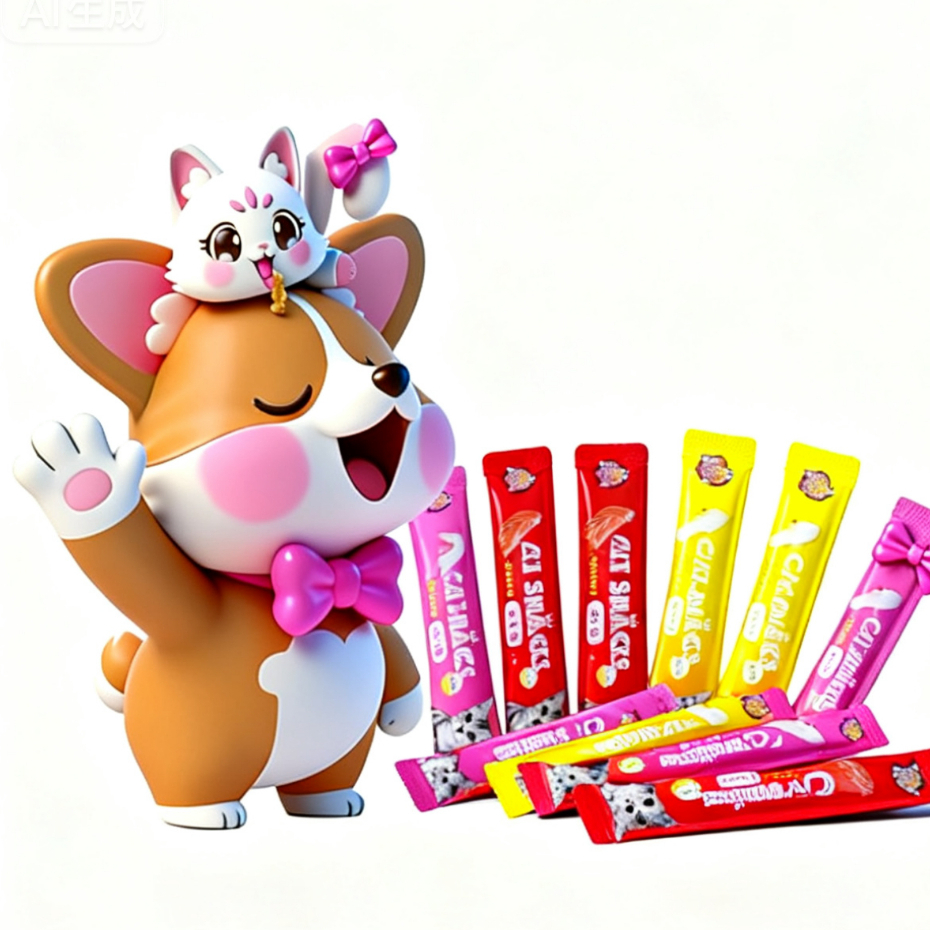 Boqi Factory ขนมแมว ขนมแมวเลีย สุดอร่อย 15 กรัม สินค้า มีพร้อมส่ง 🐱😻😻😸😸😺 Cat Snacks