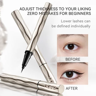 777 (ของแท้/พร้อมส่ง) อายไลน์เนอร์ NOVO zoom in eyes easy to draw eyeliner หัวแปรงเรียวเล็กสุดๆ